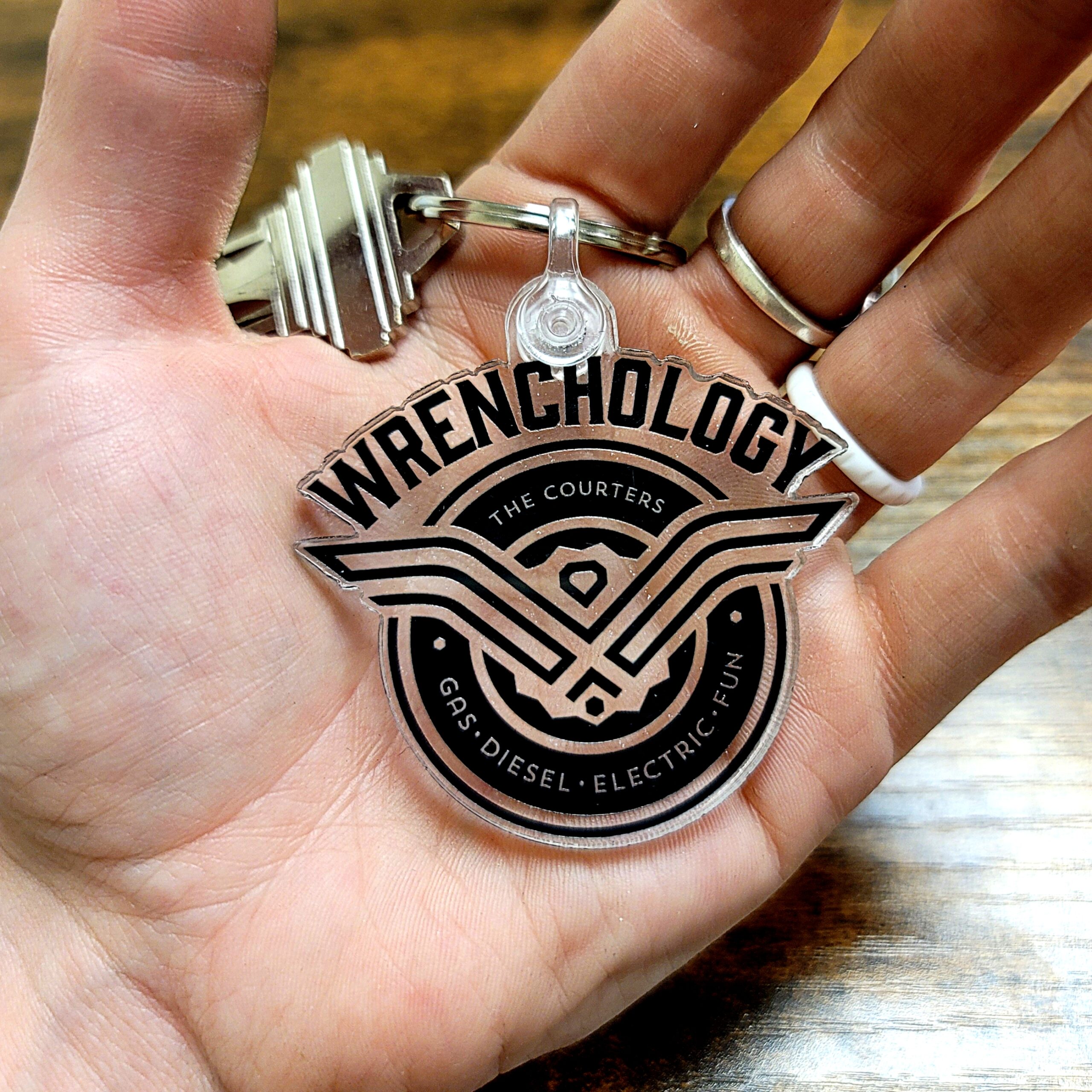 Wrenchology Logo Keychain